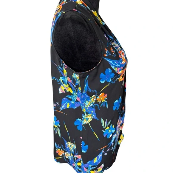 Violet & Claire Blue and Yellow Blouse - Picture 4 of 6